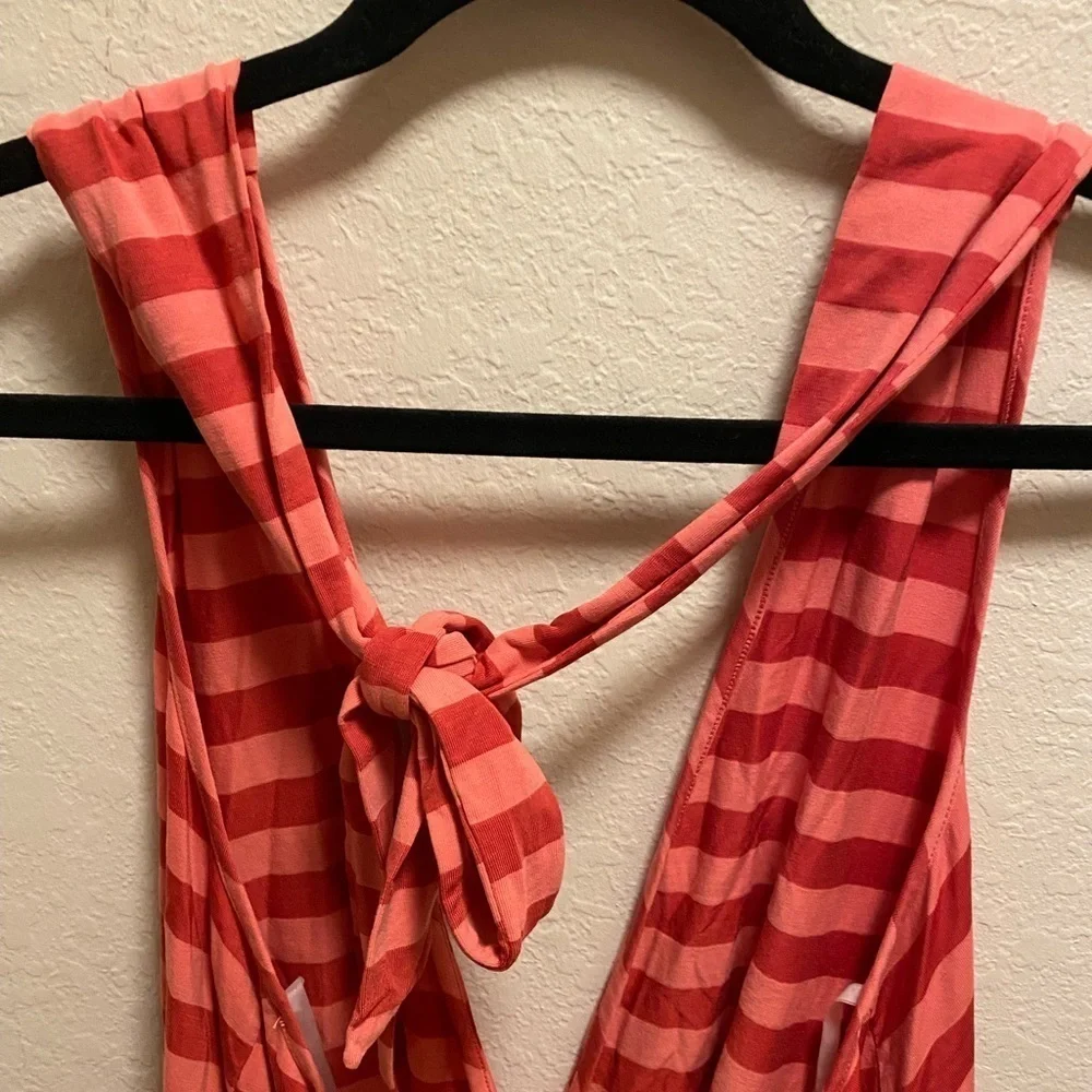 Ella Moss striped halter top NWT